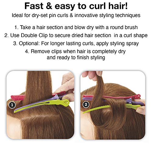 Olivia Garden 2-in-1 Double Sectioning Clip for Hair