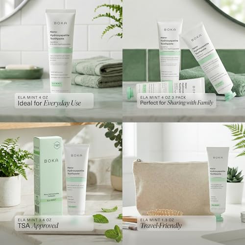 Boka Fluoride-Free Nano Hydroxyapatite Toothpaste - Mint, 4 Oz