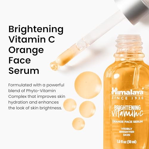 Himalaya Brightening Vitamin C Face Serum with Hyaluronic Acid - 1 oz