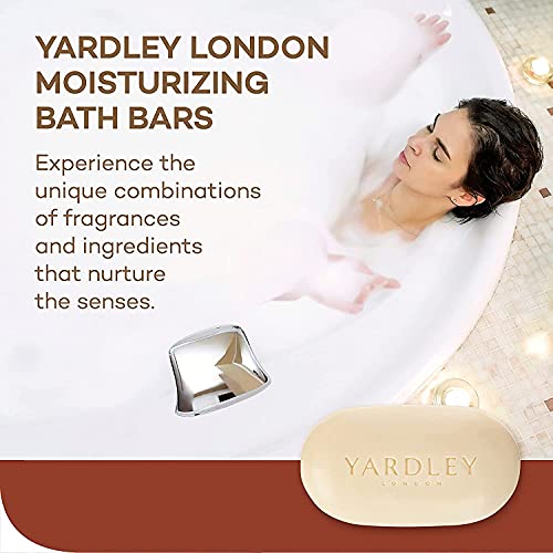 Yardley Cocoa Butter Moisturizing Bath Bar - 4 oz (Pack of 6)