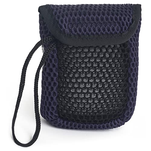MainBasics Dual-Sided Exfoliating Soap Pouch - Blue