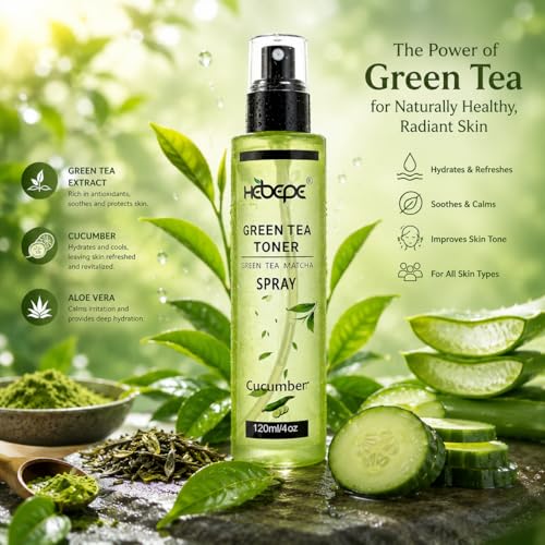 Matcha Green Tea Facial Toner Mist with Coconut Water - 120ml