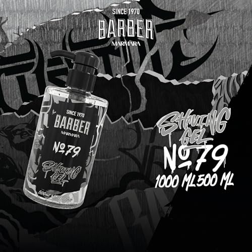 Barber Marmara No.79 Transparent Shave Gel for Men - 16.91 fl oz