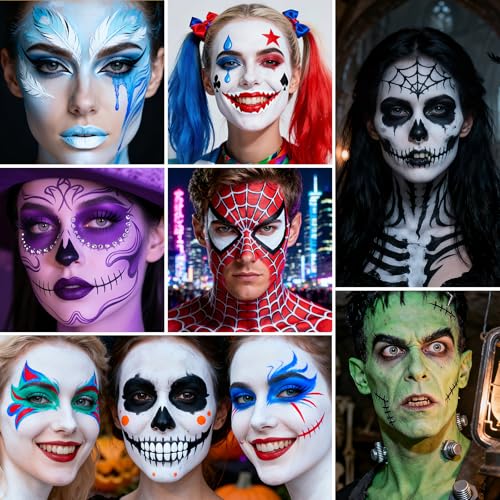 Orange Water-Based Face & Body Paint for Halloween SFX Makeup