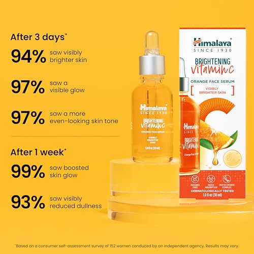 Himalaya Brightening Vitamin C Face Serum with Hyaluronic Acid - 1 oz