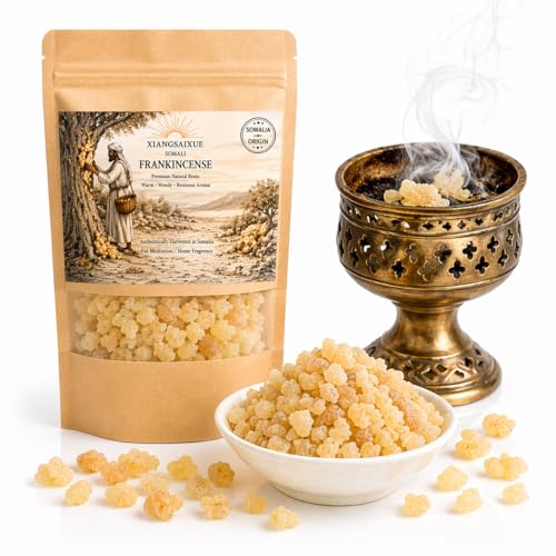Premium Somali Frankincense Resin Tears for Aromatherapy & Meditation - 30g & 130g