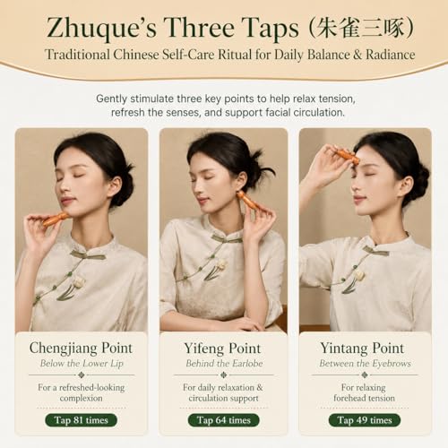 Papipapiqiao Copper Bead Eye Roller & Facial Massage Tool Set (2 Pack)