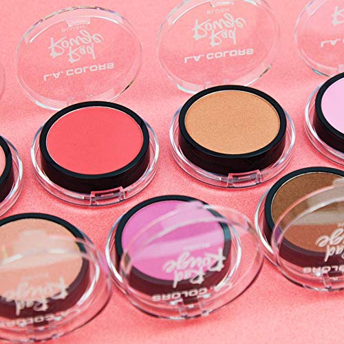 L.A. COLORS Rad Rouge Blush - Bodacious, Long-Lasting Pigmented Powder (2 Pack)