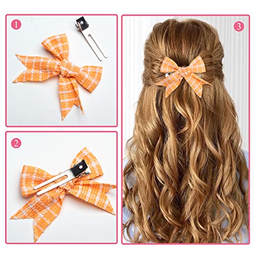 60 Pcs Double Prong Alligator Hair Clips for Styling - Gingbiss