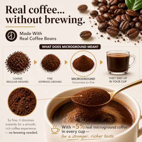 Kleinhaus Organic Medium Roast Instant Coffee Packets - 24 Single-Serve