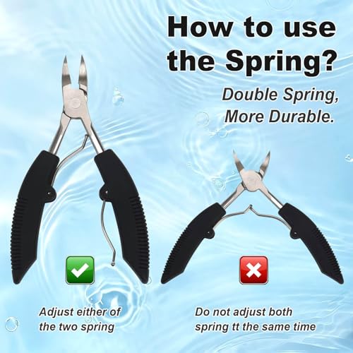 Professional Stainless Steel Toenail Clippers for Ingrown Nails