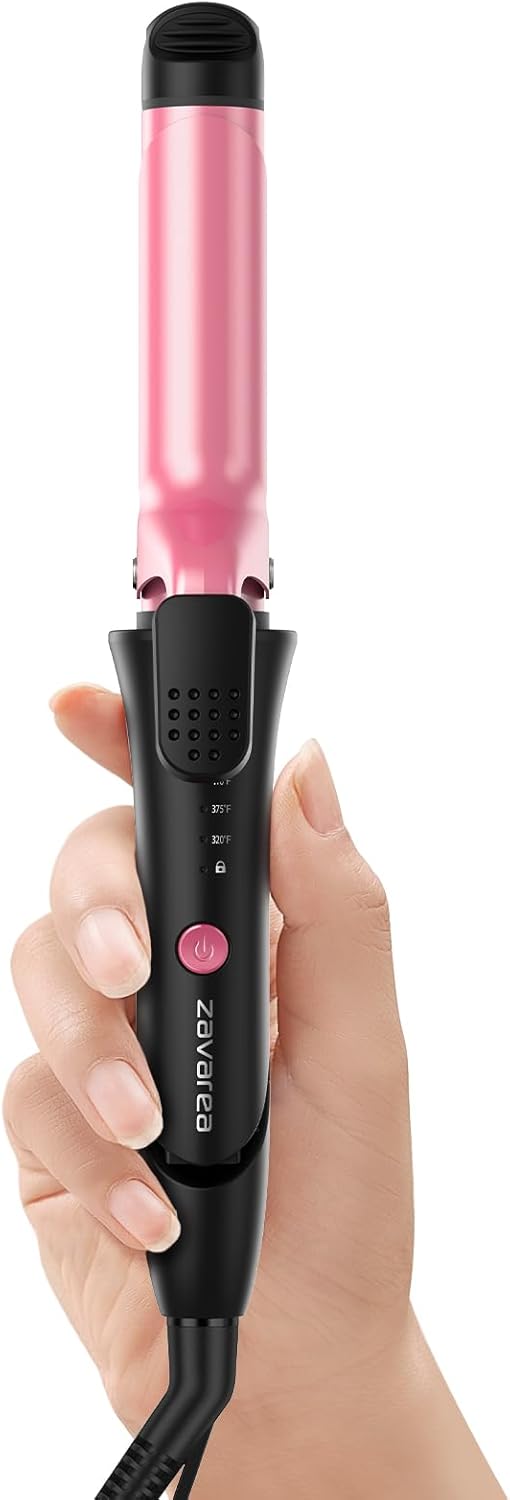 2-in-1 Hair Straightener and Curler - Dual Voltage Flat Iron with Ceramic Coating | 3 Heat Settings 320°F-410°F | Portable Mini Styler for Travel