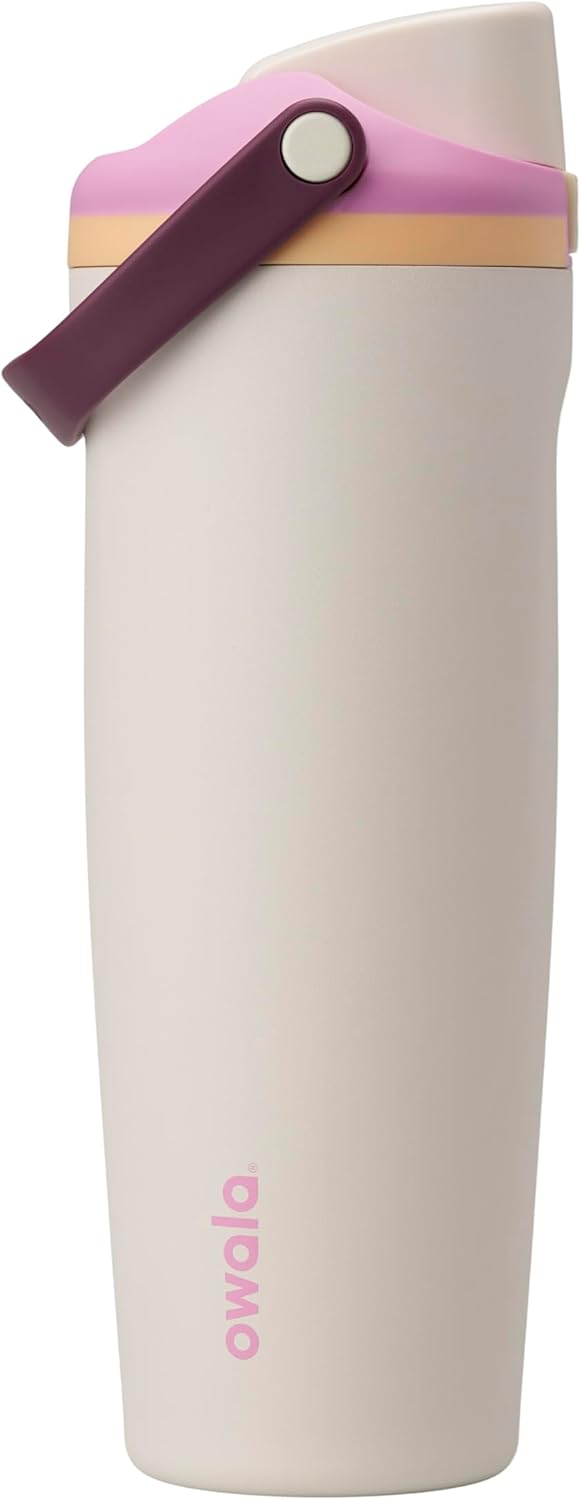 Owala FreeSip Sway Insulated Stainless Steel Water Bottle - 40oz, Two-Way Spout, BPA Free, Leak Proof, Ideal for Travel & Sports