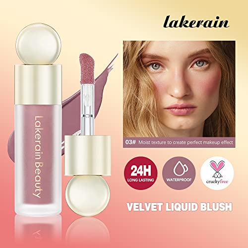 RILIMIOO Liquid Blush Stick - Waterproof Matte Cream Blush