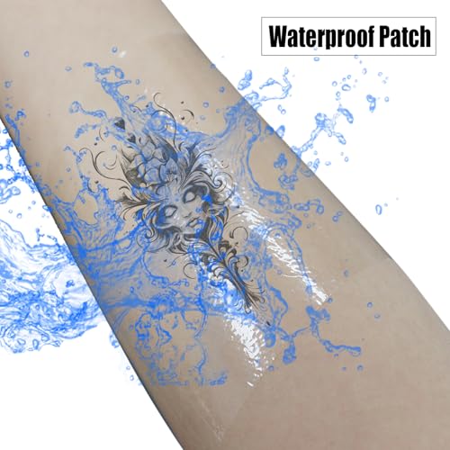 Sotica Waterproof Tattoo Aftercare Bandage - 2 Rolls 6in x 2yd, Second Skin Cover for Healing & Shower
