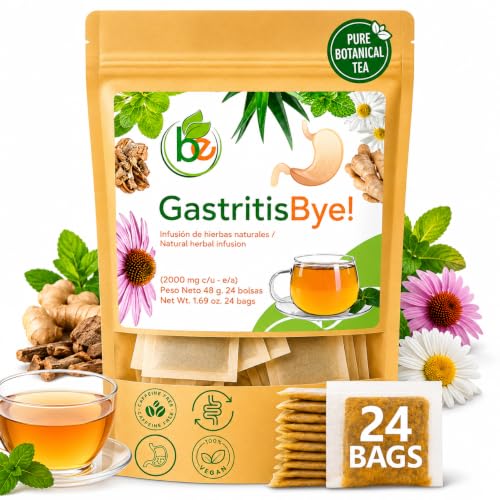 Gastritis-BYE Herbal Tea for Digestive Comfort - 24 Tea Bags