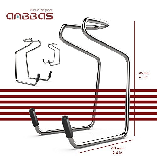 Anbbas 4in1 Badger Hair Shaving Brush Set, with Goat Milk Soap Refill,Stainless Steel Stand Holder and Soap Bowl,Perfect for Men Gift Baber Style Wet Shave