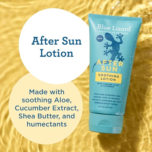 After Sun Soothing Lotion with Shea Butter, 6 oz - Vegan & Hypoallergenic