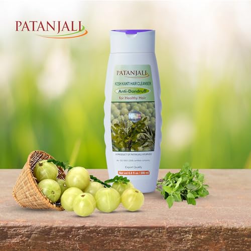 Patanjali Kesh Kanti Anti-Dandruff Shampoo - Herbal Hair Cleanser (2 Pack)