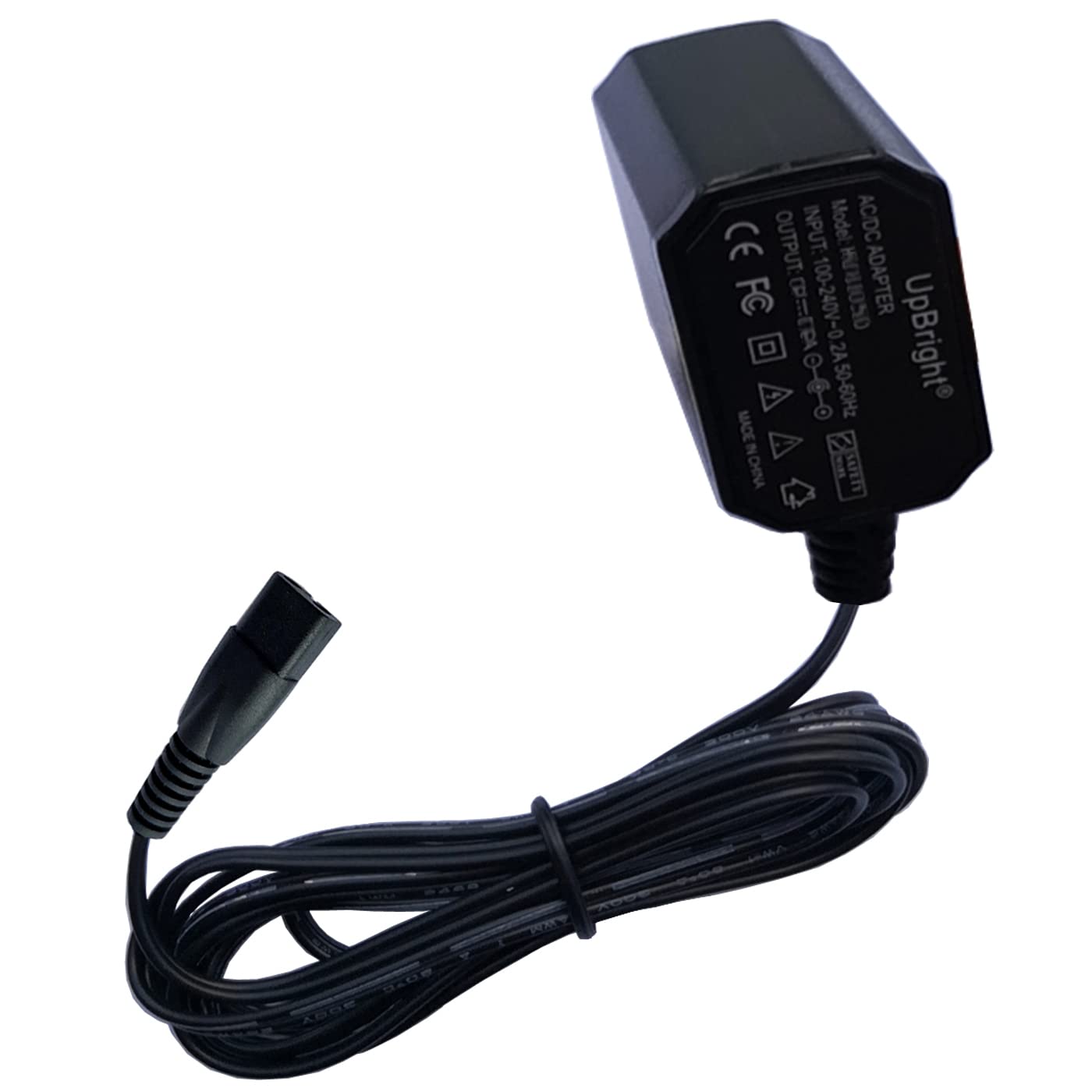 UpBright 2-Prong AC DC Adapter Compatible with RED by KISS Model CT11 CT12 CT13 Batch NO. GV41V00 Precision Blade Rechargeable Cordless Hair Trimmer Redbykiss Power Supply Cord Cable Battery Charger