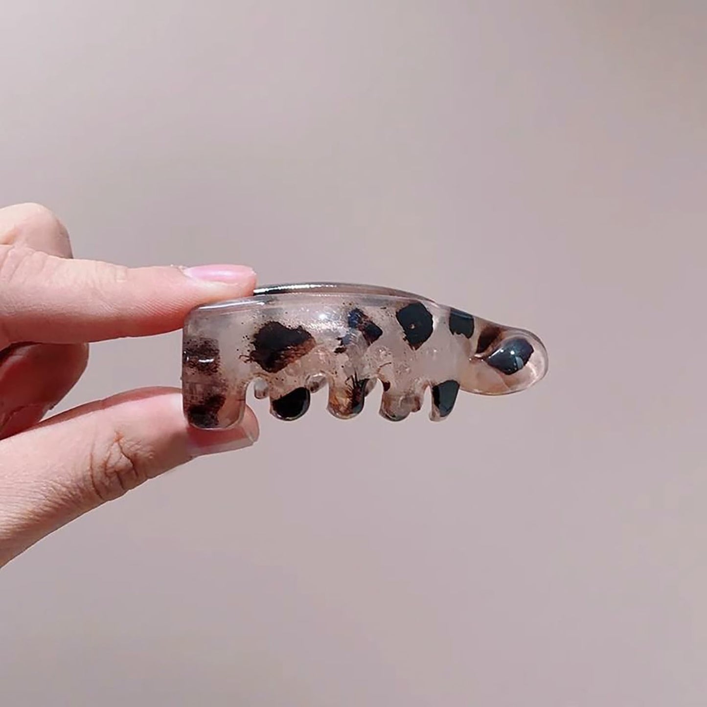 Small Banana Hair Clips - 4Pcs Matte Vintage Claw Clips | Strong Hold Hair Accessories for Thick & Thin Hair