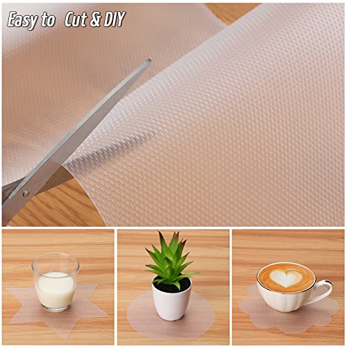 Non-Slip Shelf Liner - 12'' x 15FT Waterproof Drawer & Cabinet Liner