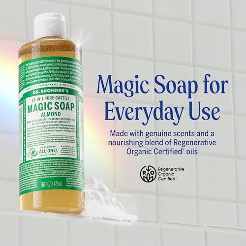 Dr. Bronner's Almond Pure-Castile Liquid Soap - 16 oz Body Wash