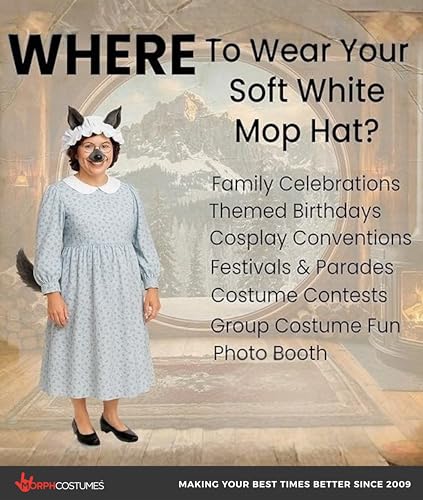 Nicky Bigs Novelties Morph Adult White Mob Hat - Costume Accessory