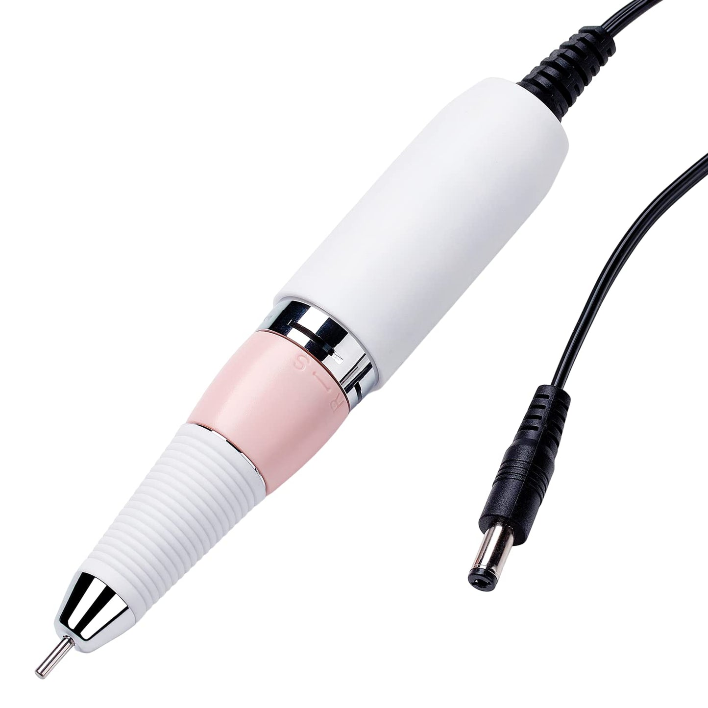 Makartt Nail Drill - 35,000RPM Rechargeable Electric Nail File for Acrylic & Gel Removal | 2-in-1 Portable & Desktop, LCD Display, Nouvella Pink