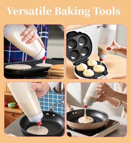Korvanta Pancake Batter Dispenser with Whisk Ball - 1000ml