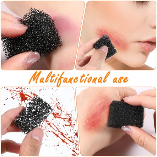 Aysatogc 12-Pack Stipple Sponges for SFX Makeup & Textures