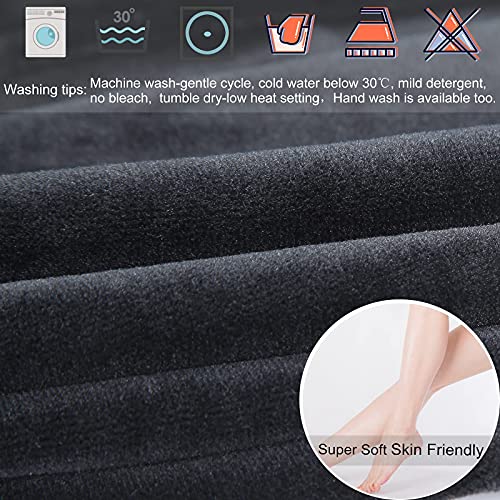 Soft Velvet Vanity Bench Cover - XS Stretch Washable Slipcover