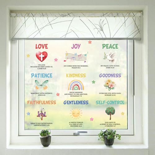 Inspirational Christian Bible Verse Wall Decal for Kids