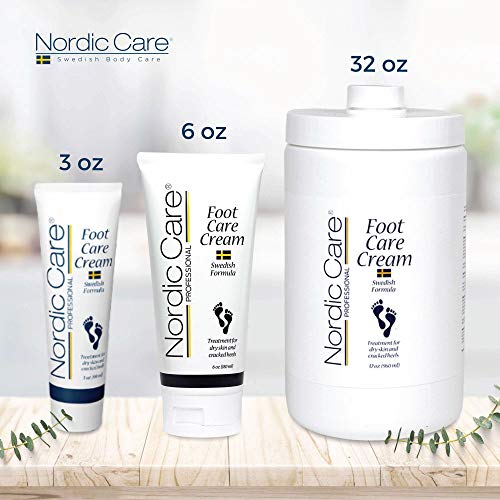 Nordic Care Foot Cream 3oz - Intensive Repair for Dry Cracked Heels