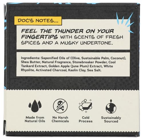 Dr. Squatch Divine Storm Men's Bar Soap - Limited Edition Exfoliating