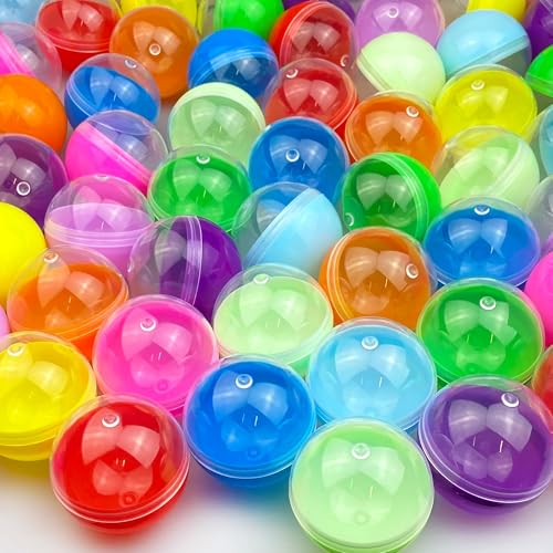 50 PCS Colorful 1.77-Inch Plastic Capsule Containers for Parties