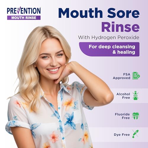 PHS Brands Prevention Mouth Sore Rinse - Alcohol-Free Canker Sore Treatment