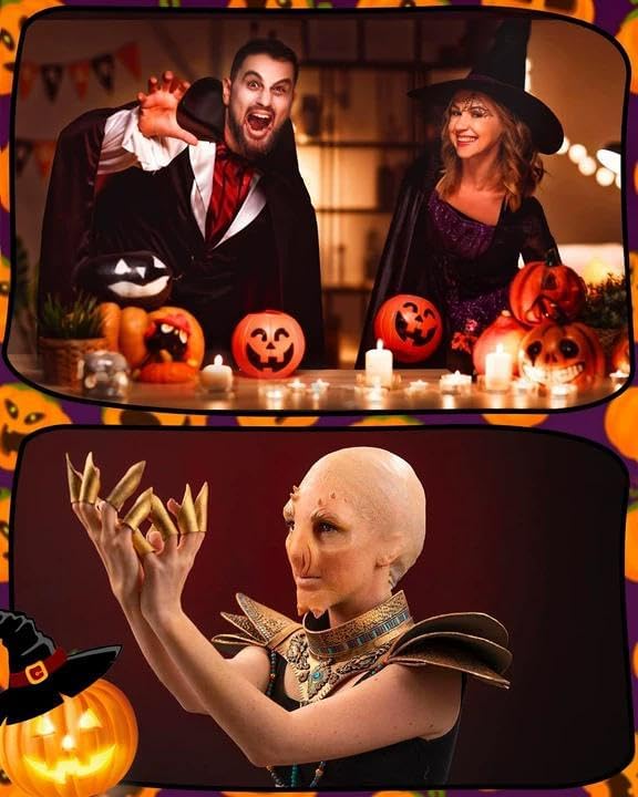 Latex Bald Cap Set - 2-Pack Wig Caps for Adults | Cosplay & Halloween Costume Accessories