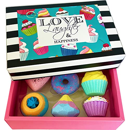 Mineral Me California 6-Piece Organic Bath Bomb Gift Set for Girls
