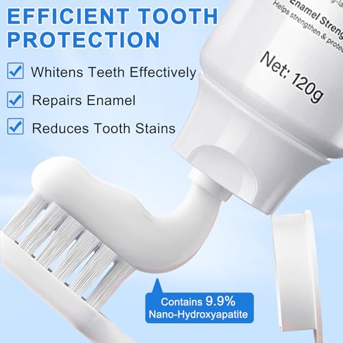 Hydroxyapatite Toothpaste 2 Pack - 4.23 Fl Oz for Enamel Protection