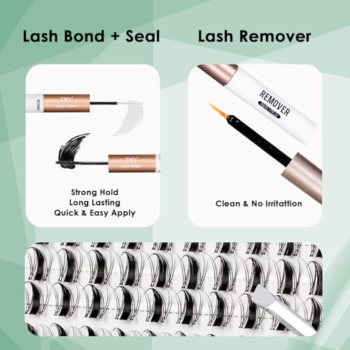 154Pcs Lash Clusters Kit 10-18mm | Lightweight & Comfortable