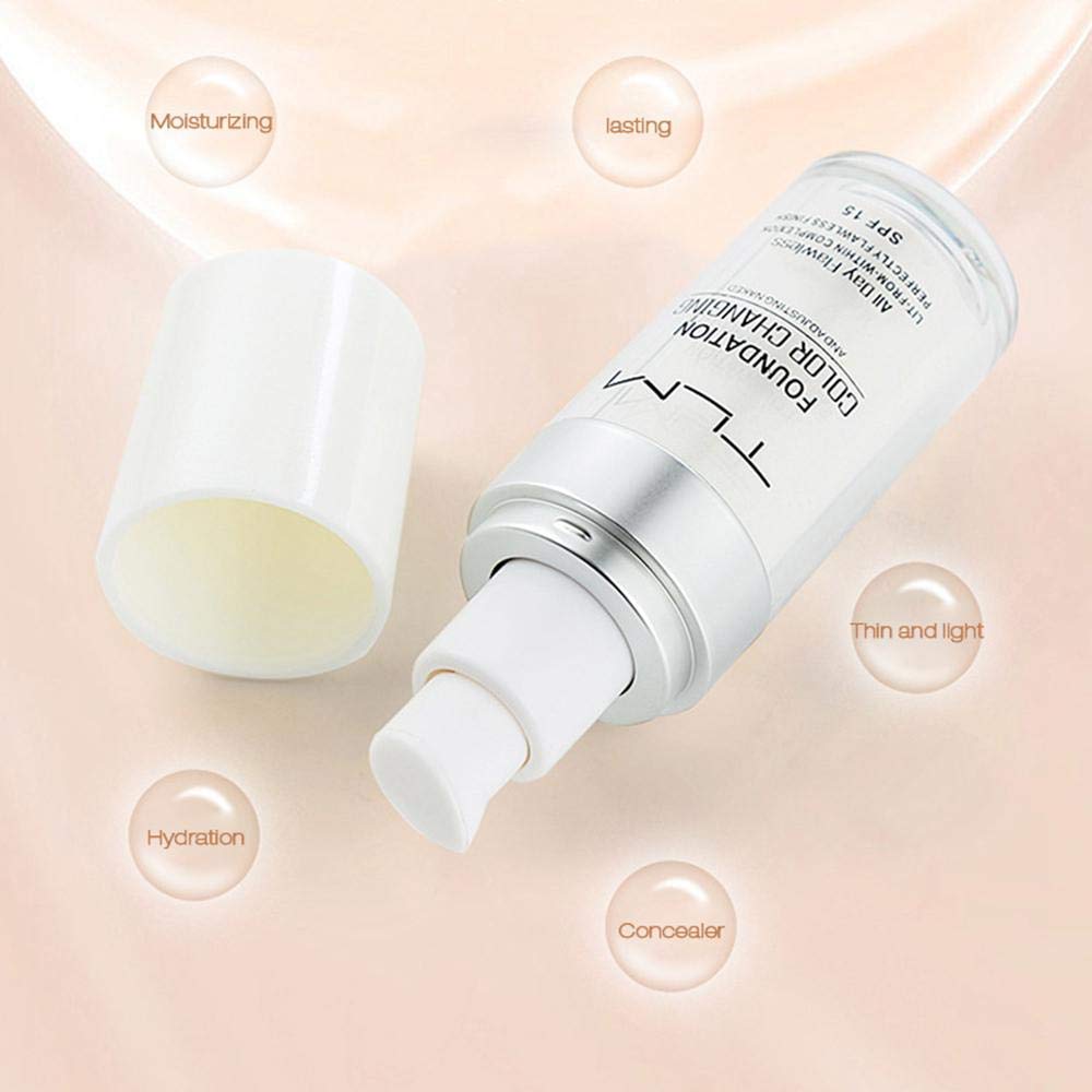 TLM Colour Changing Foundation - Lightweight, Flawless Coverage, Hydrating BB Cream | Adapts to Skin Tone, Hides Wrinkles