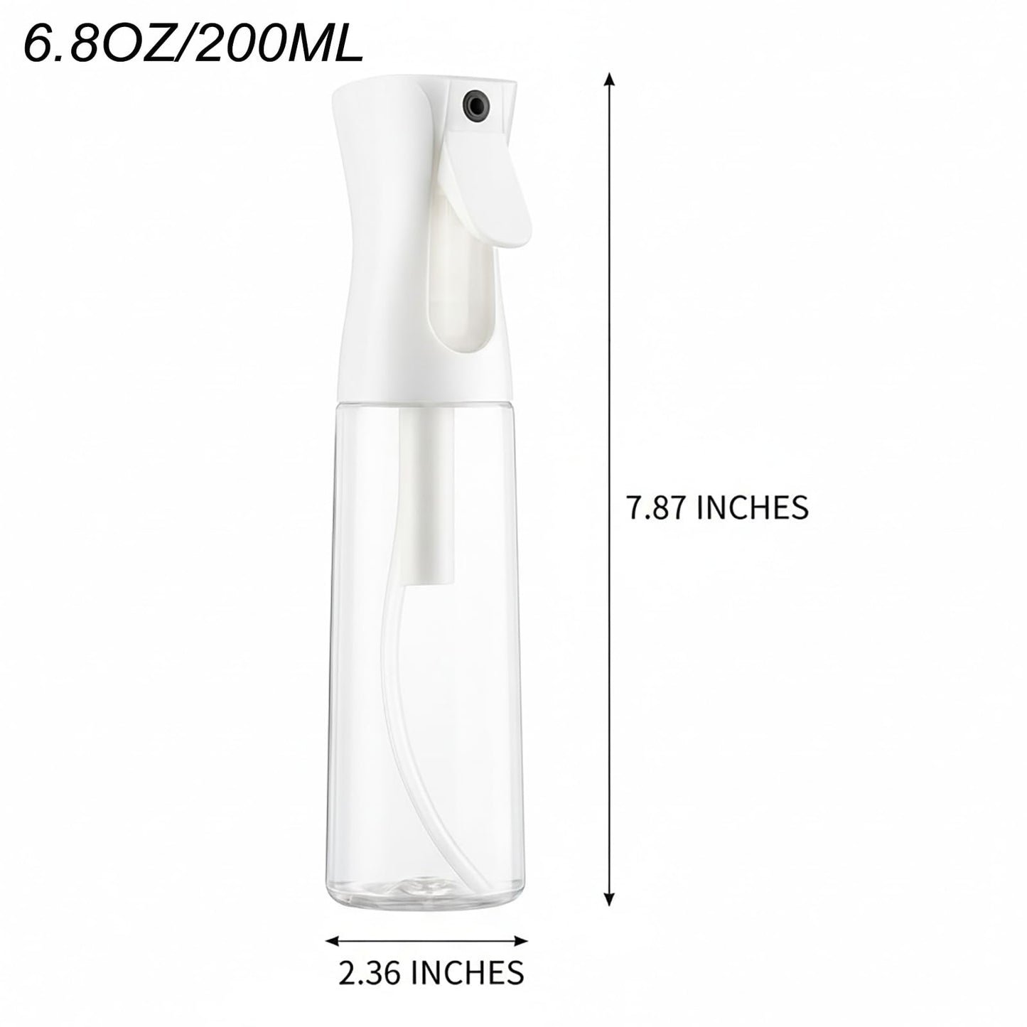 10 Packs 6.8Oz/200ML Spray Bottle For Hair – Ultra Fine Mist Sprayer, Continuous Mister Spray Bottle for Hairstyling, Cleaning, Plants, Pets, Barbers, Salons, Essential Oil Scents (Mix-6.8OZ)