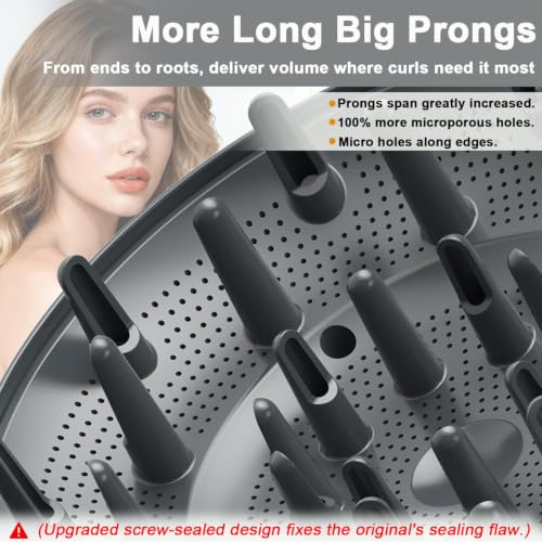 Extra Large Curl Diffuser for Dyson Airwrap HS01 HS05 HS08 - Gray