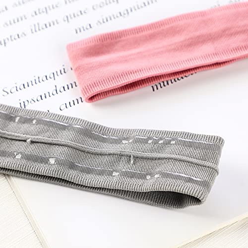 Oneye Non-Slip Workout Headbands for Women & Men - 5 Pack Sports Hair Bands