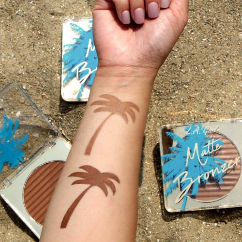 L.A. Girl Matte Bronzer - Back to the Beach (Light to Medium) GBL413