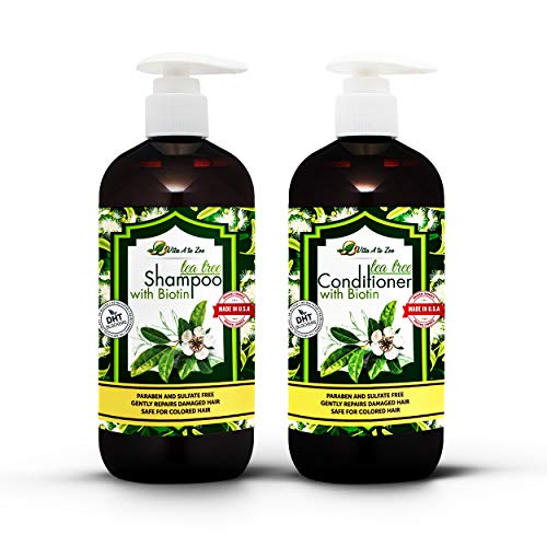 Vita A to Zee Tea Tree Oil & Biotin Shampoo and Conditioner Set