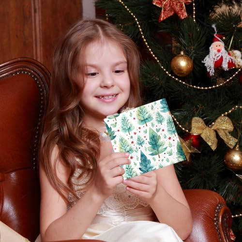 Christmas Tree Napkins - 40 Pcs Disposable Holiday Paper Napkins