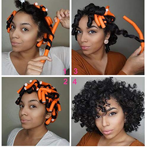 30pcs Flexible Curling Rods 2cm Foam Hair Curlers - No Heat