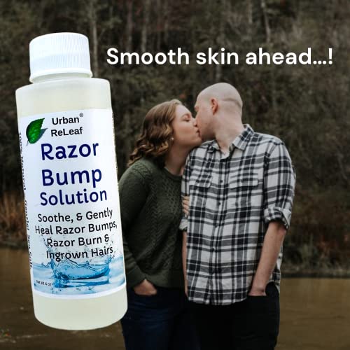 Urban ReLeaf Razor Bump Solution 4oz - Natural Soothing Acne & Ingrown Hair Toner